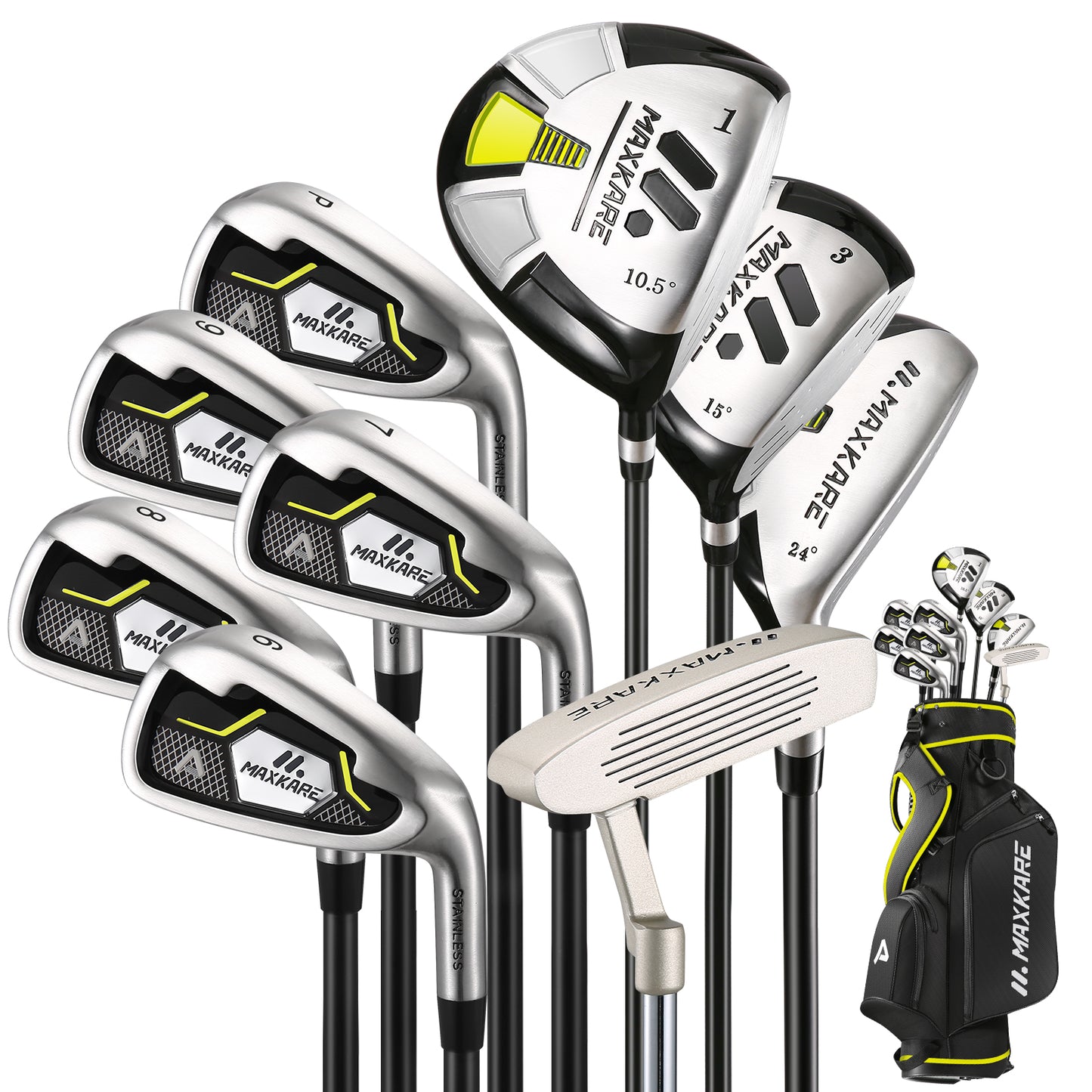 Complete Golf Clubs Set Golf Men's Regular 9-Piece Complete Set - Right Hand