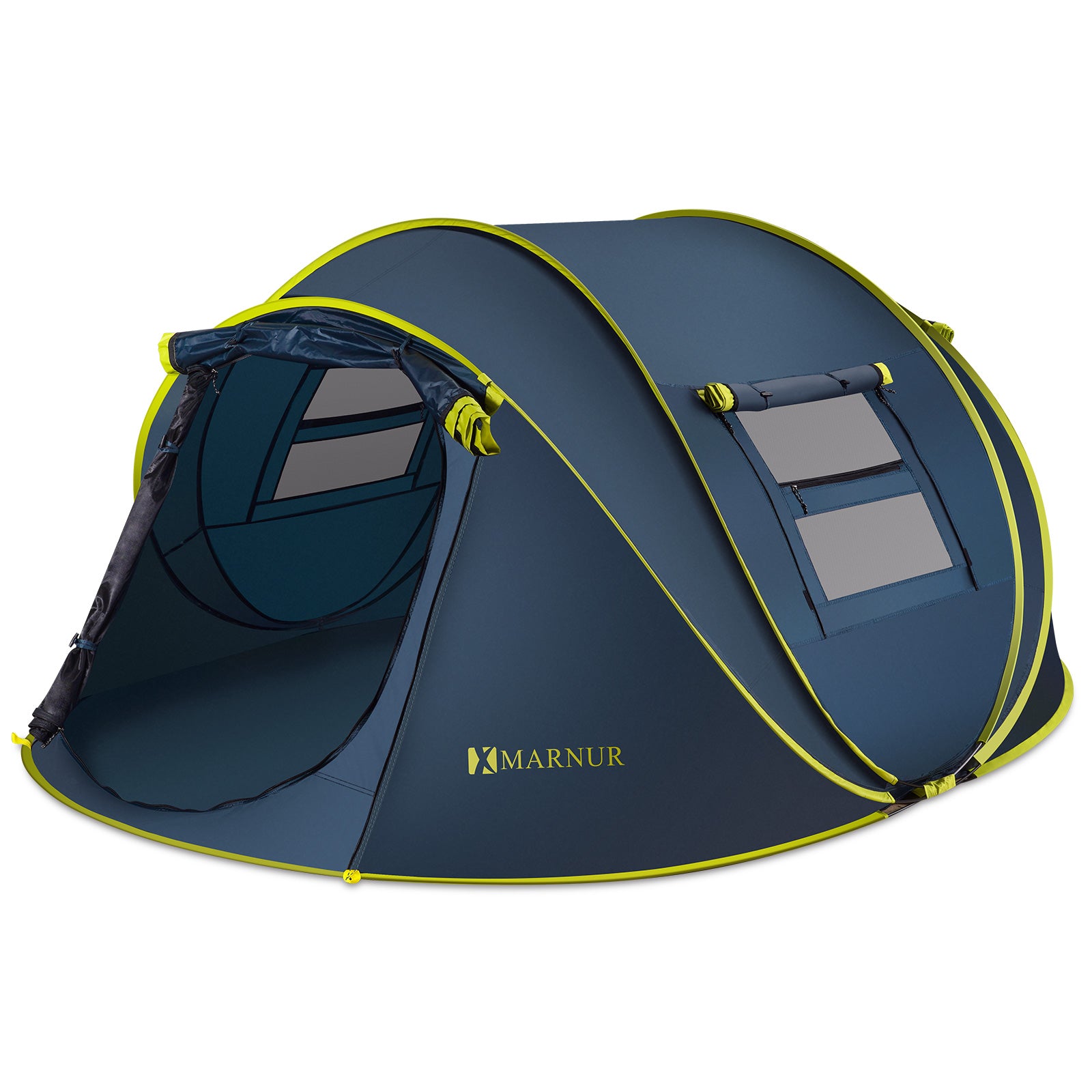 pop up tent for 4 MARNUR Instant Tent 4-Person Camp Tent, Auto Setup Pop Up Tent, Waterp