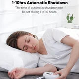 MARNUR Heated Mattress Pad 60 '' x80'' Queen Size with Dual Controllers, 10 Heating Levels, 10H Auto Shut-off, 15" Deep Pocket for Adults