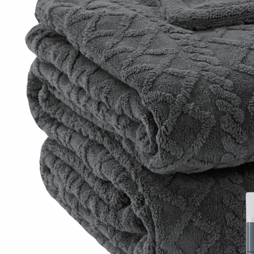 Electric Blanket 84" x 90" Queen Size Heated Blanket,Fast Heating-Gray