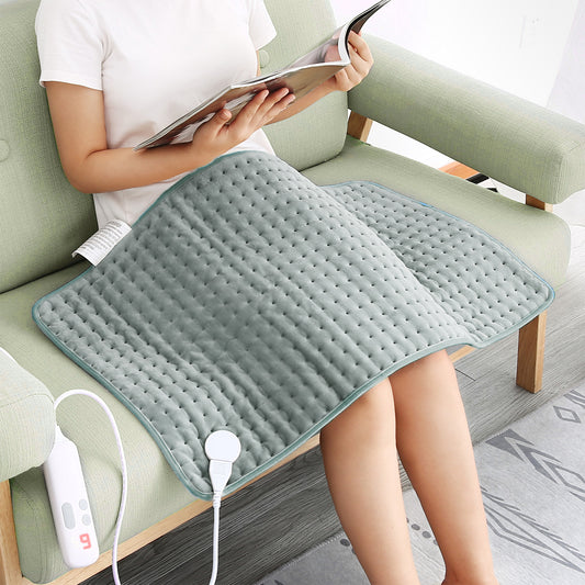 MARNUR Heating Pad for Full Body, 18''x33'' Extra Large with 2 Hours Timer, Gray