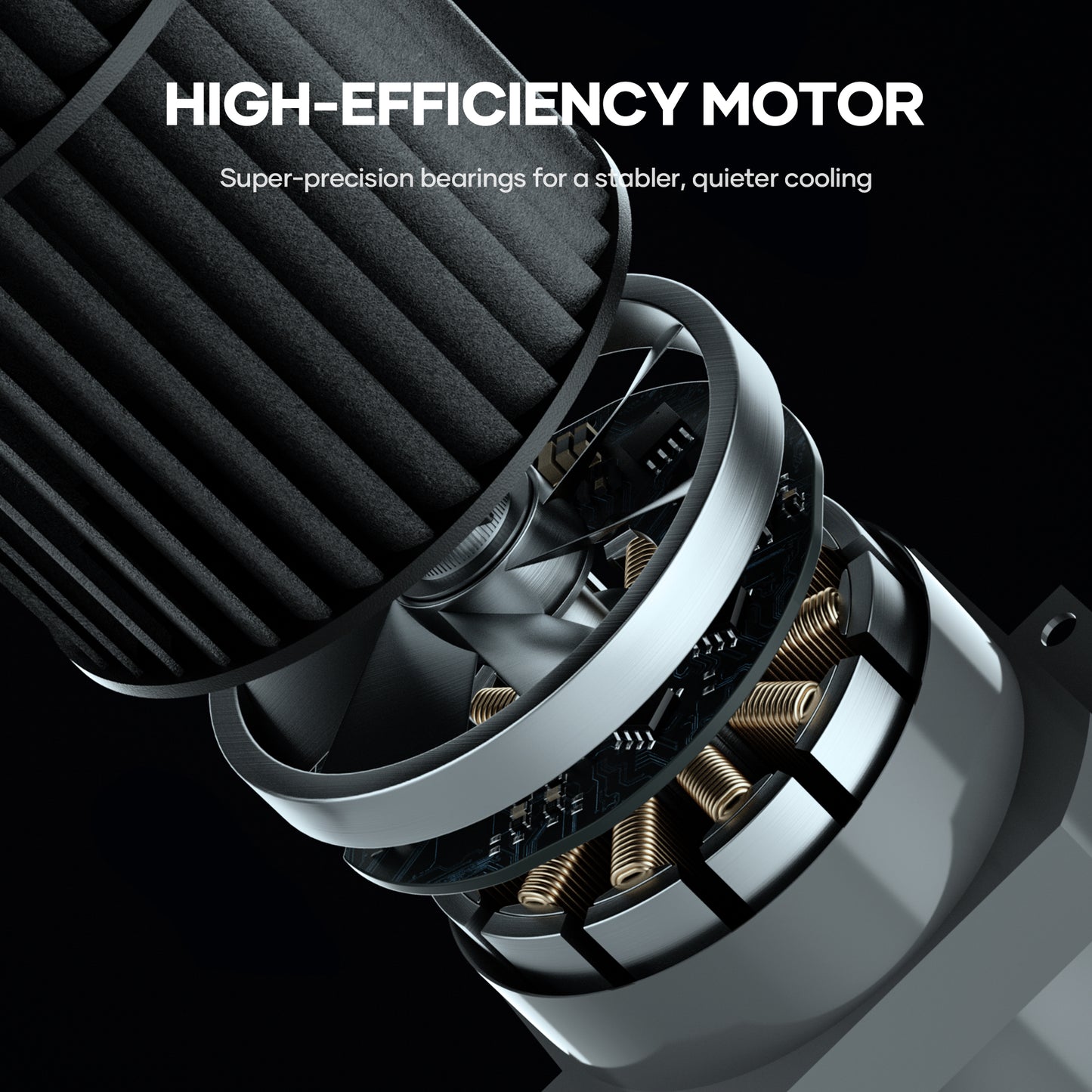 MaxKare 36in Tower Fan Quiet Cooling Fan with 75° Oscillation, Remote Control, 3 Speeds & 3 Modes & Timer - Metal Gray