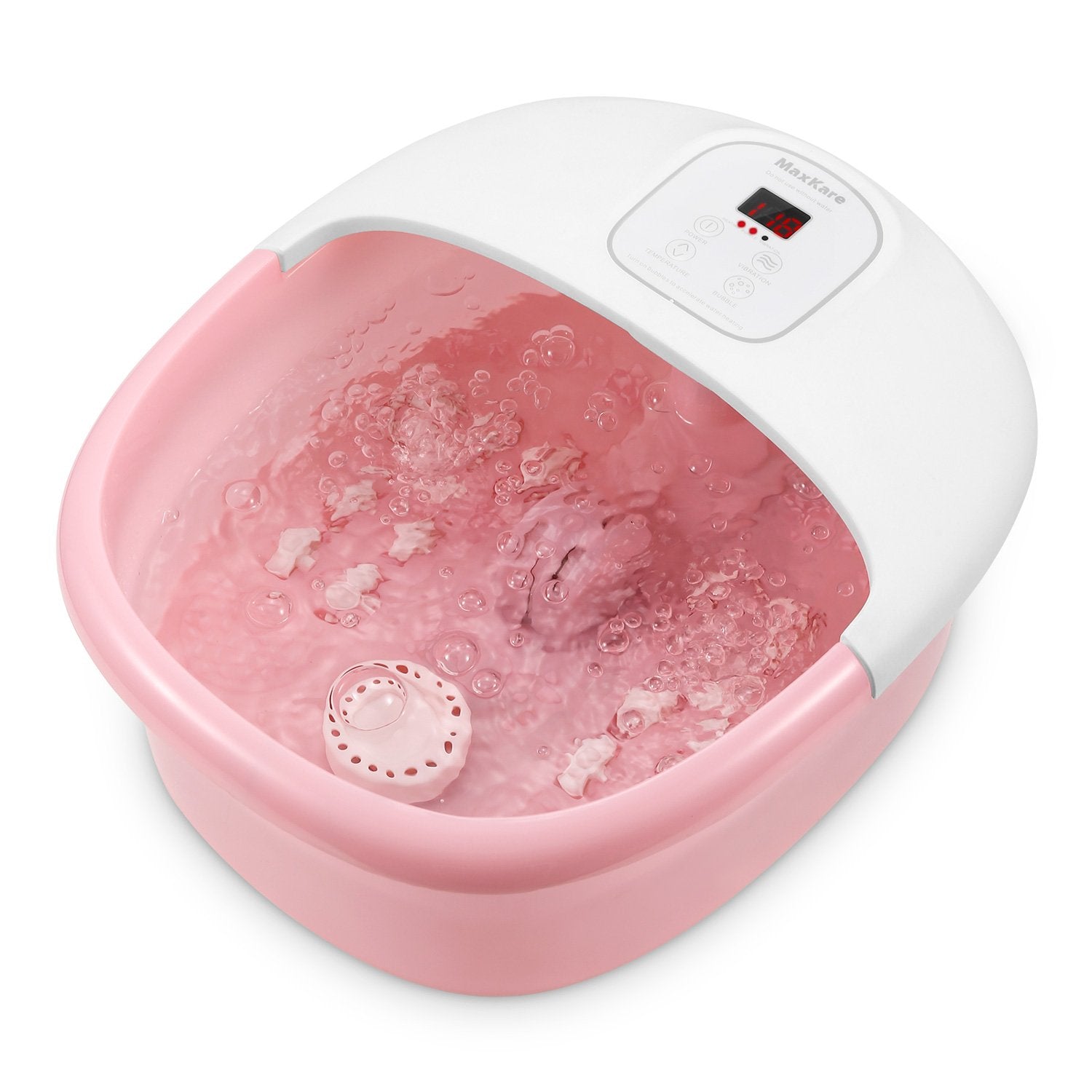 Load image into Gallery viewer, Foot Spa Bath Massager with Heat Bubbles Vibration and 14 Massage Rollers, Rapid Heating Technology for Home Office Use