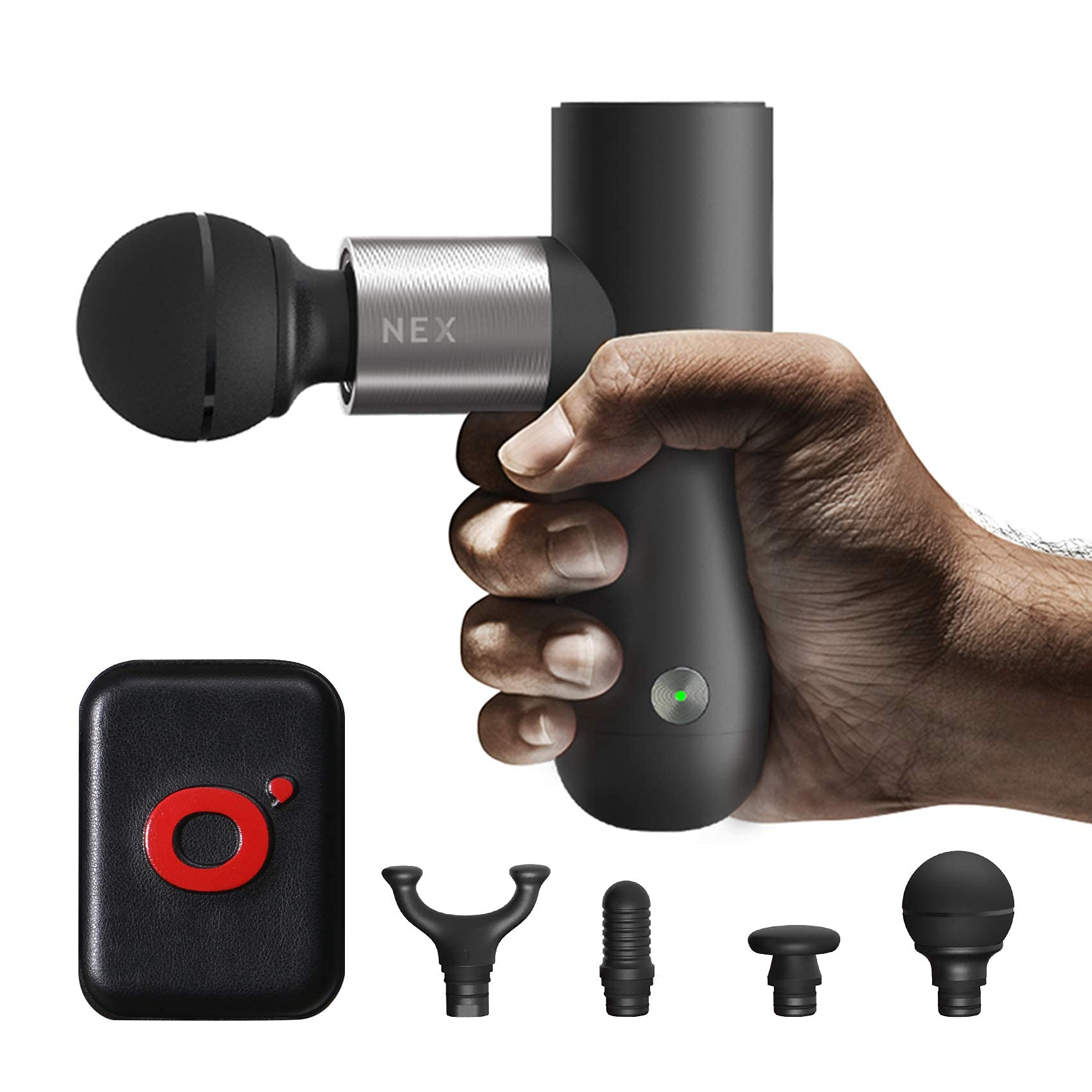 Load image into Gallery viewer, Massage Gun for Athletes NEX Gen Mini Percussion Massager Gun, Deep Tissue Muscle Teatment for Pain Relief, High-Intensity Vibration with Portable Travel Case and Professional Training Guide