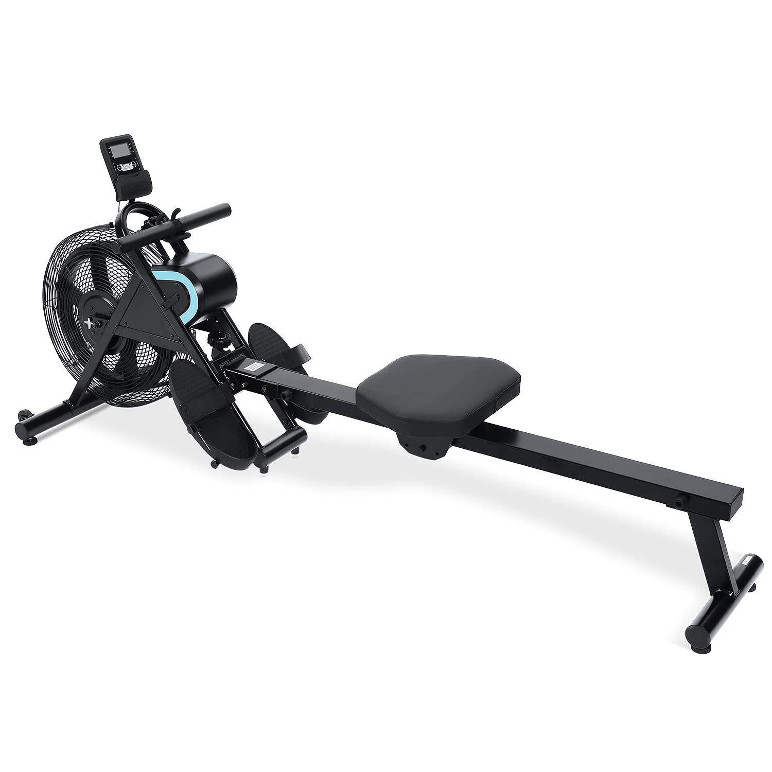 Air Rowing Machine Rower with LCD Monitor 220LB Weight Capacity 51 I MARNUR