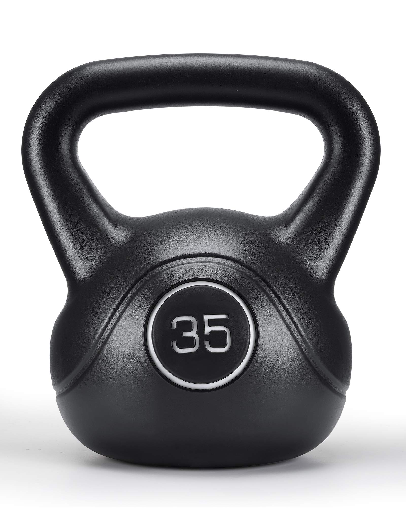 Load image into Gallery viewer, Kettlebell 35LBS with HDPE Handle Workout Equipment Professional core Strength Training Weightlift Fitness Home Gym