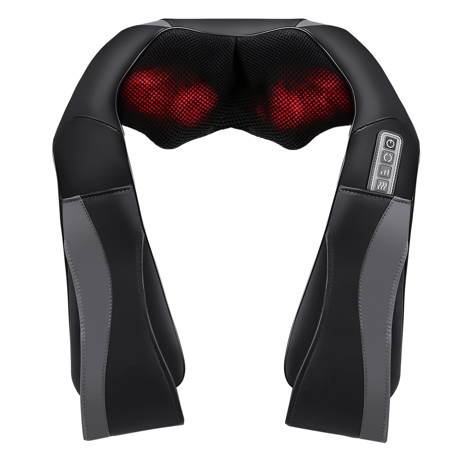 Load image into Gallery viewer, Shiatsu Neck and Back Massager with Heat, Electric Shoulder Massage with 8 Nodes 3D Deep Tissue Kneading for Full Body Muscle Pain Sore Relax