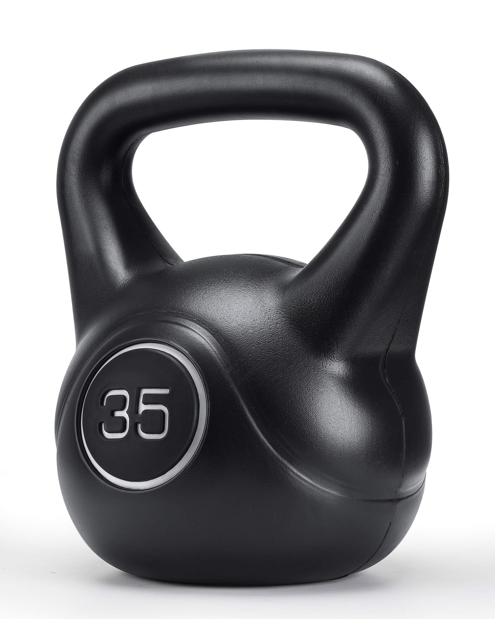 Load image into Gallery viewer, Kettlebell 35LBS with HDPE Handle Workout Equipment Professional core Strength Training Weightlift Fitness Home Gym