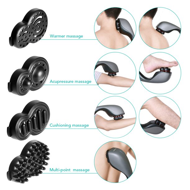 Load image into Gallery viewer, Handheld Back Massager Deep Tissue for Muscles, Foot, Neck, Shoulder, Leg, Calf Pain Relief - Electric Percussion Full Body Massage