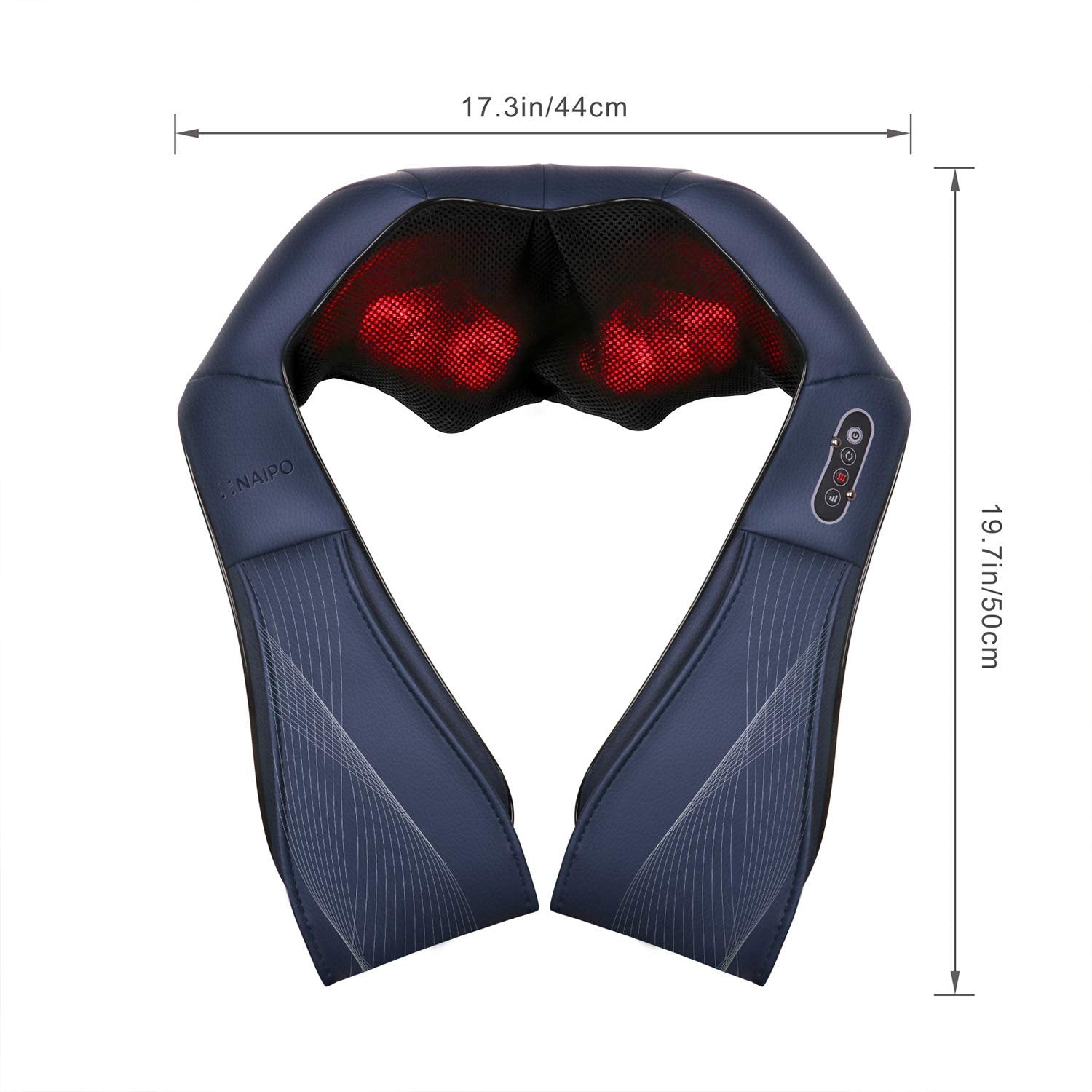 Load image into Gallery viewer, Shiatsu Back and Neck Massager with Heat, 8 Nodes Deep Kneading Massage for Neck, Back, Shoulder, Foot and Legs, Use at Home, Car, Office Christmas Gift for Women, Friends, Mom, Dad