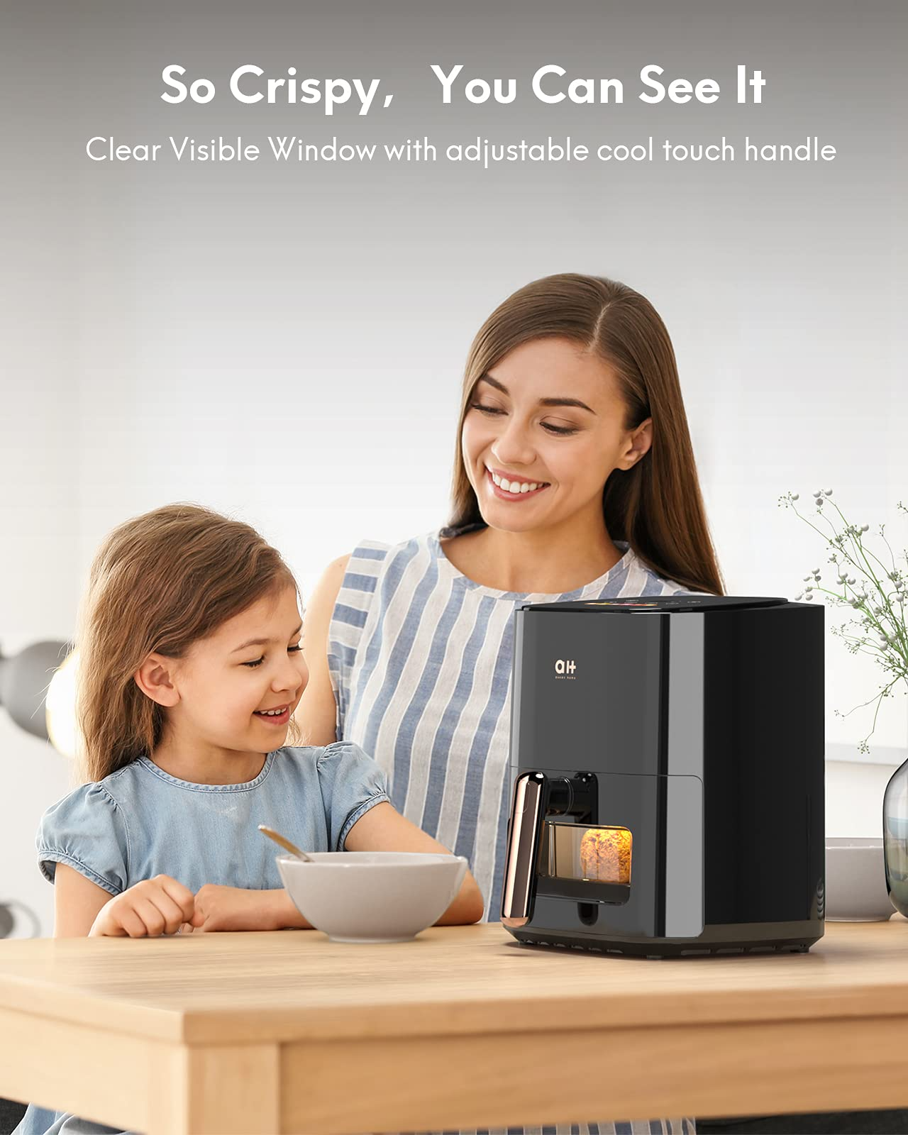 Load image into Gallery viewer, Air Fryer 2.7 Quart, Airfryer Oilless Oven Cooker with 100 Digital Recipes Cookbook, LED Screen