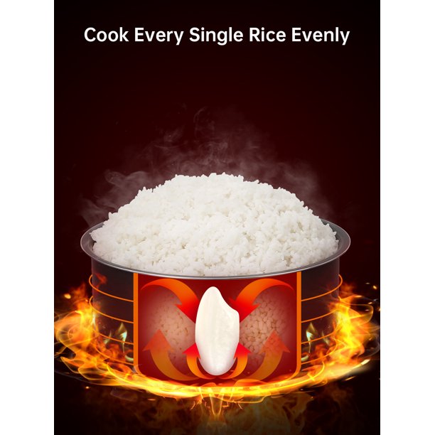 Load image into Gallery viewer, Rice Cooker,Intelligent Digital Slow Cooker with 8 Preset Menus,24H Delay Timer and Auto Warmer,16Cup(cooked)/4L Stainless Black