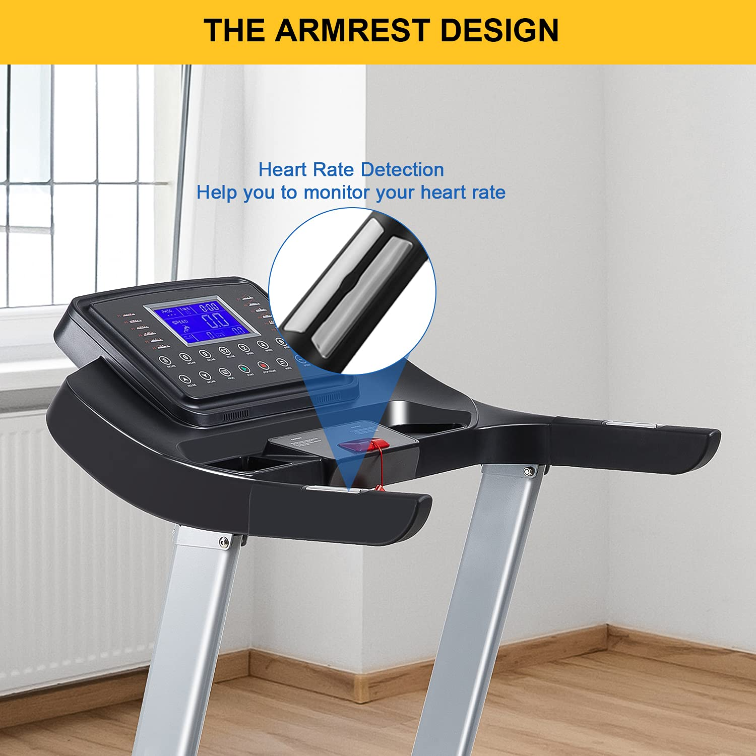 Load image into Gallery viewer, Electric Folding Treadmill with Auto Incline, Max Capacity 300LBS