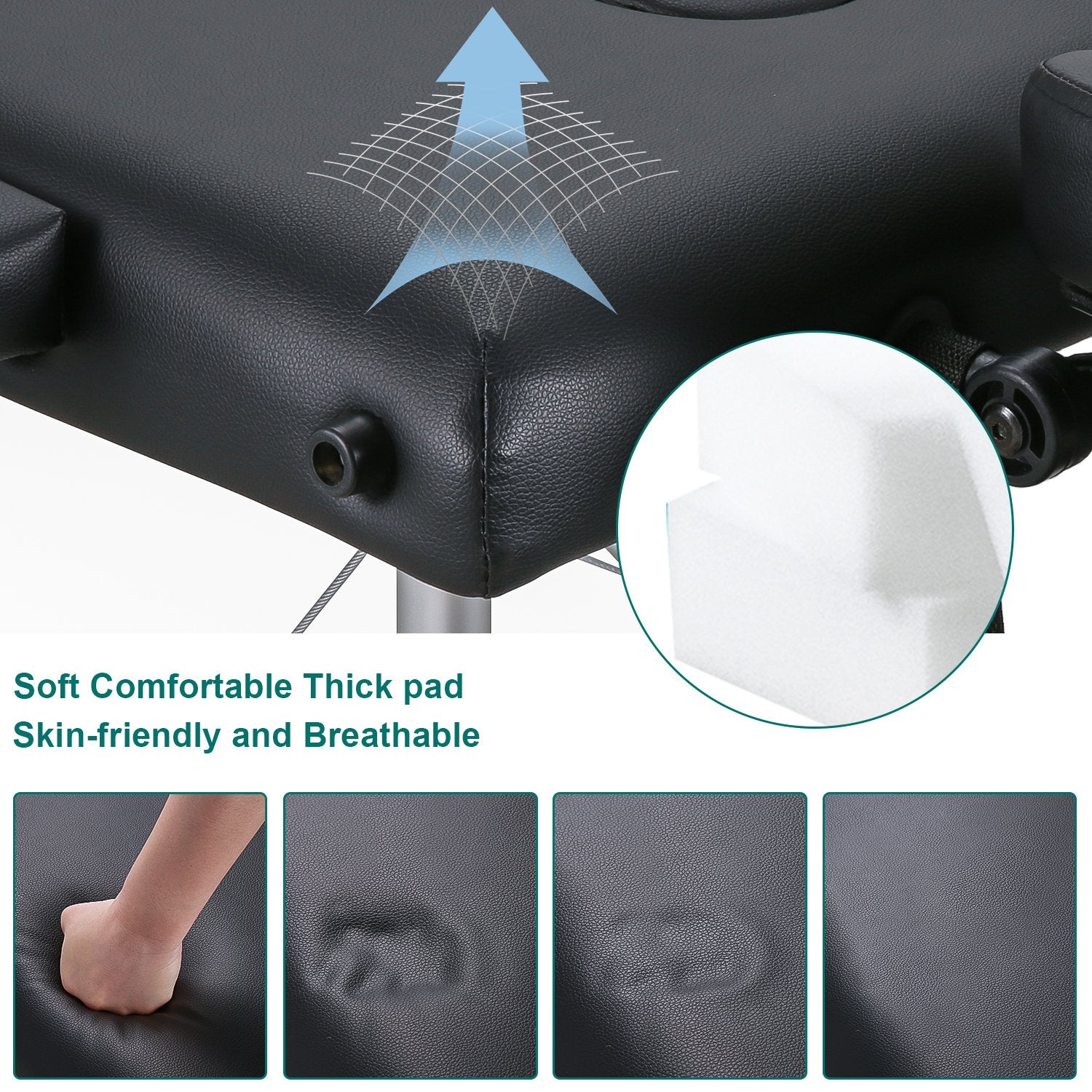 Load image into Gallery viewer, Portable Massage Table with 2 Fold Aluminium