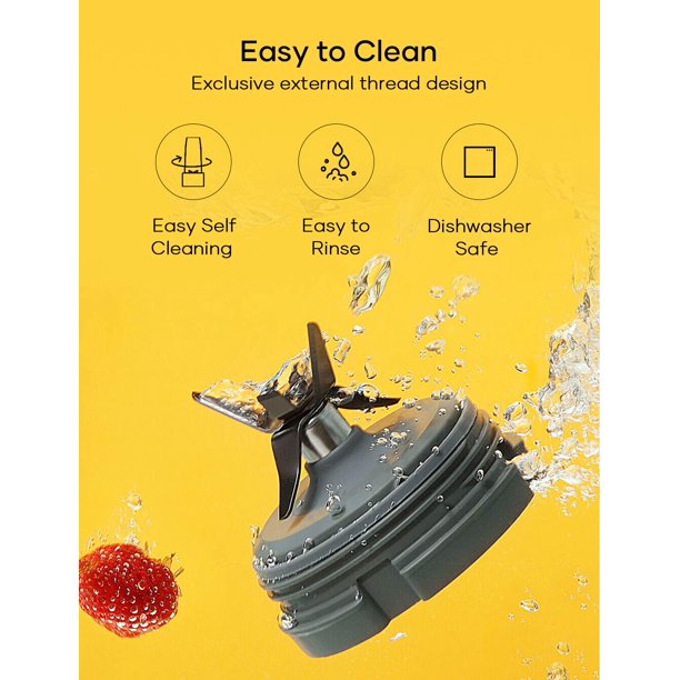 Load image into Gallery viewer, Personal Blender 1000W 18 Ounce Portable Blender for Shakes and Smoothies 10 Sec Quick Nutrition Extractor Peak iF Design Award BPA Free Recipes Available