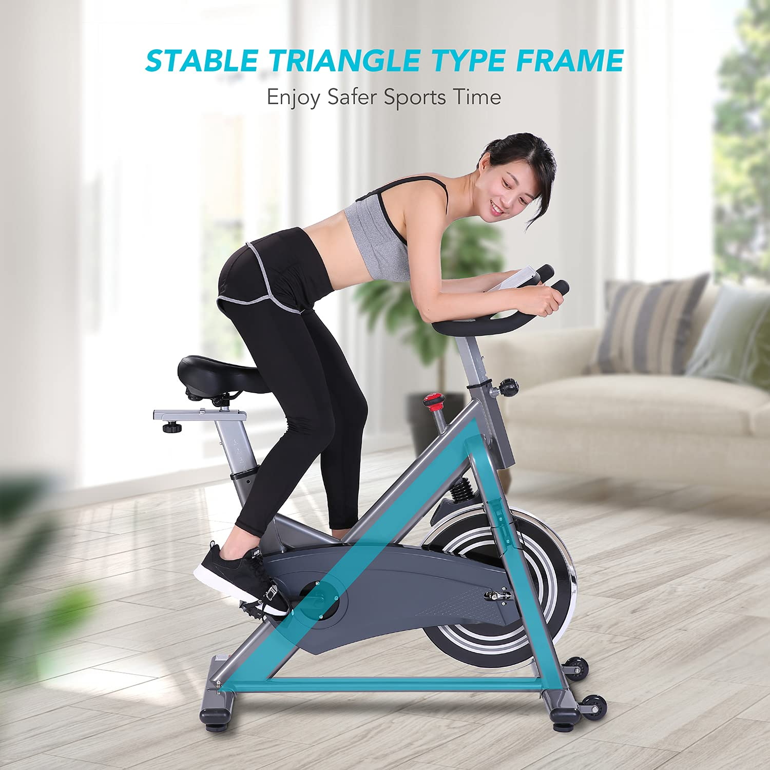 Cycling Stationary Bike Indoor Exercise Bike with Magnetic