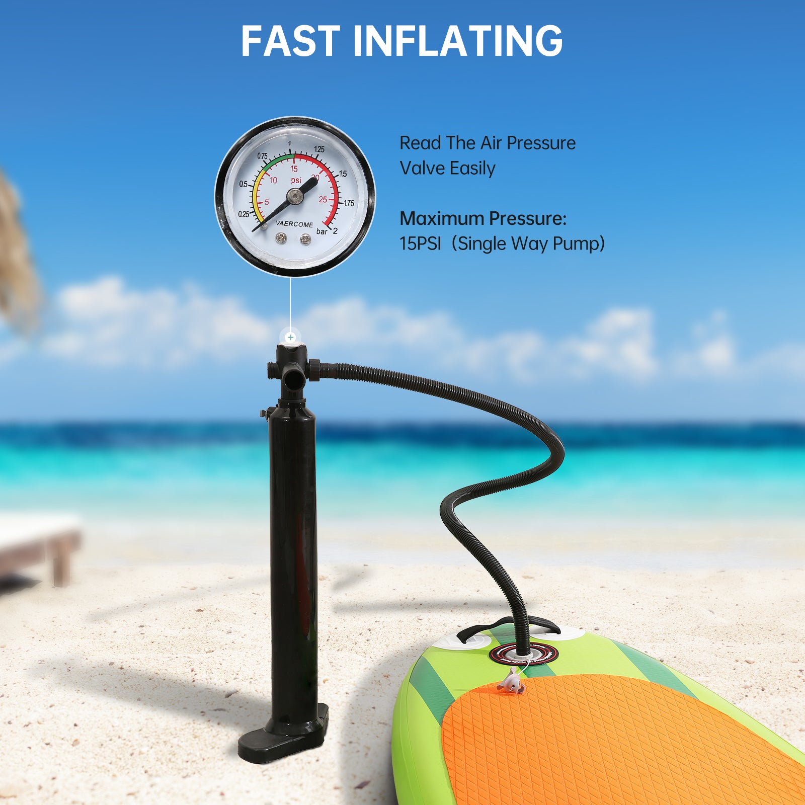 Load image into Gallery viewer, Inflatable Paddle Board Stand Up Paddle Board 112*28*4 Inch with Paddle, Leash, Carrying Bag, for Paddling, Surfing, Fishing, Yoga for Adults & Youth & Kids - Green