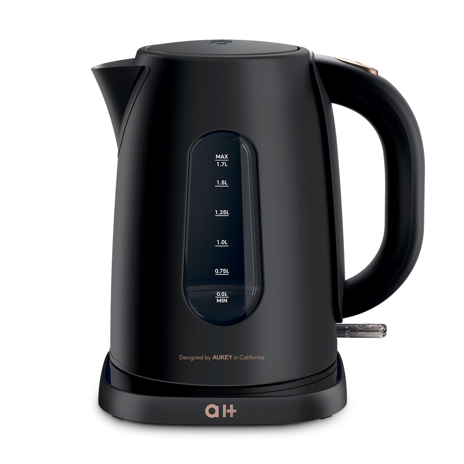 Load image into Gallery viewer, Electric Kettle for Boiling Water, 1.7L, 100% Stainless Steel Electric Tea Kettle with Overheating & Dry-Boiling Protection & Auto Shut-Off & Anti-Scalding Exterior & Cool Touch- Black