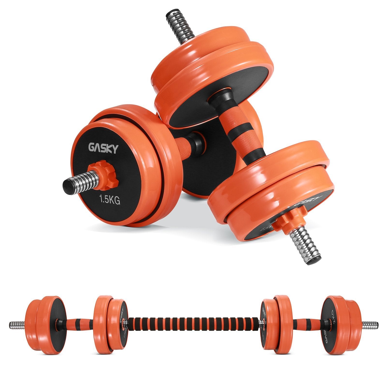 Load image into Gallery viewer, Barbell Dumbbell Set, 33LBS Adjustable Dumbbell Barbell Lifting Exercise & Fitness Dumbbells Set - NAIPO