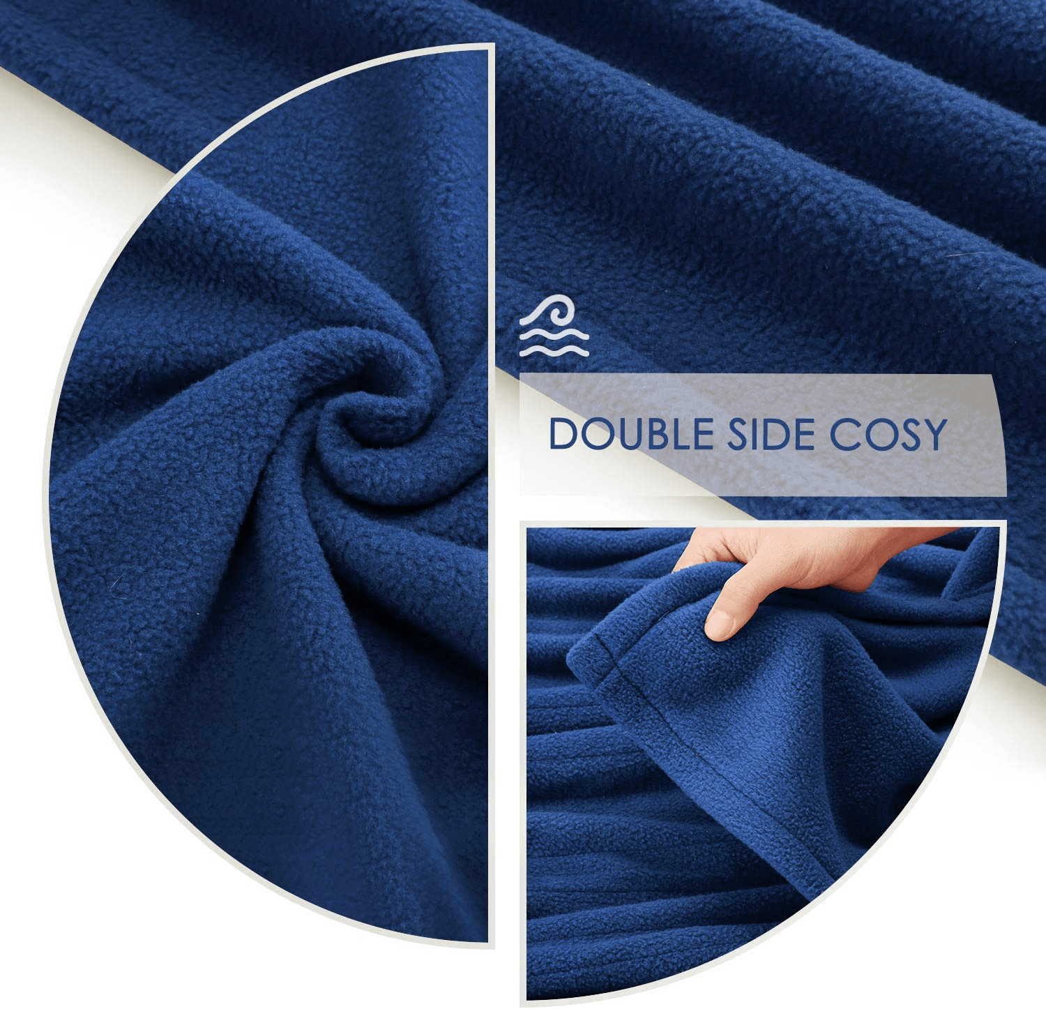 Load image into Gallery viewer, Electric Blanket Heated Throw 50" x 60" Lightweight Cozy Soft Fleece, 4 Temperature Settings Fast-Heating with 3 Hours Auto Off, ETL Certified, Full Body Warming, Machine Washable, Home Office Use - NAIPO