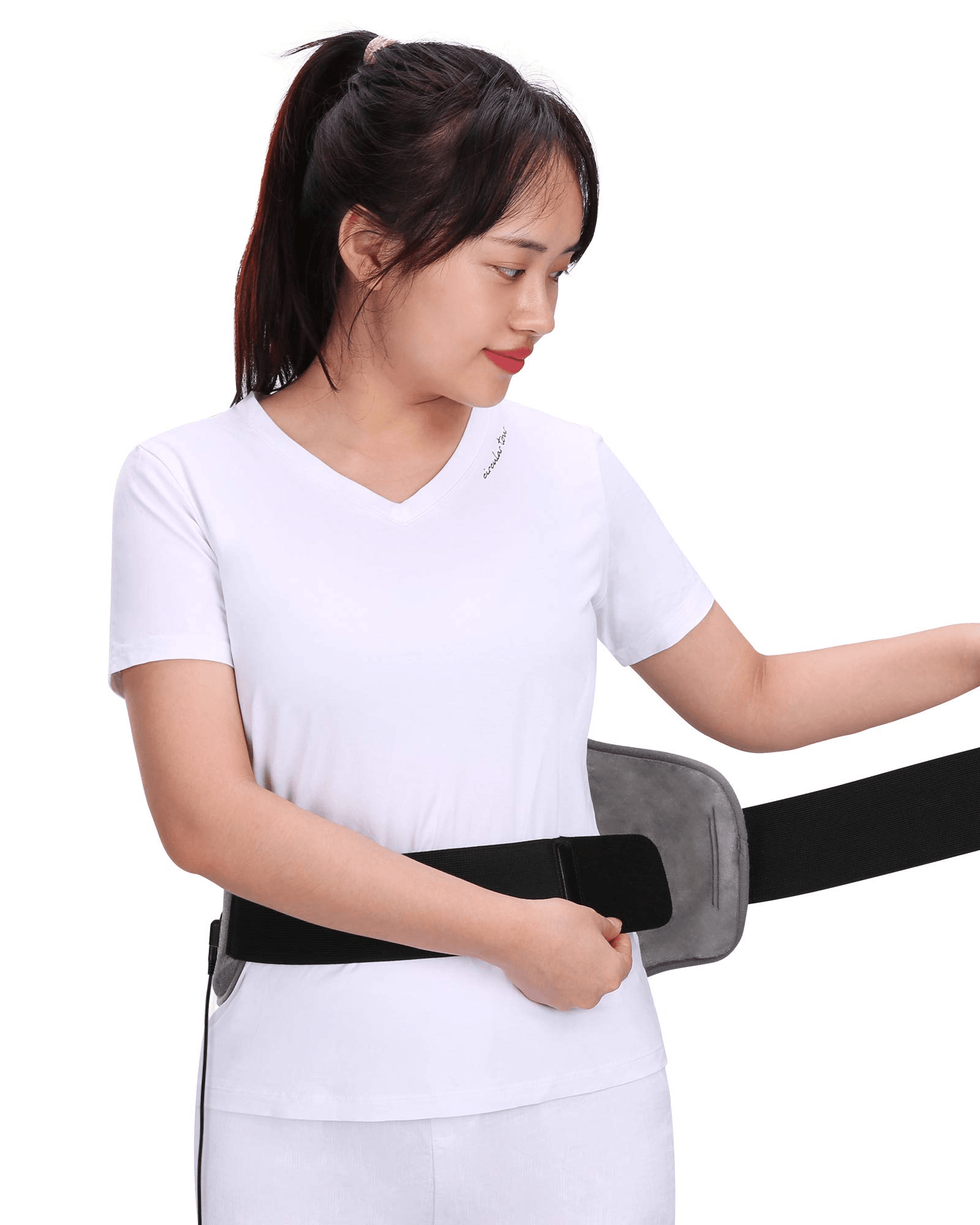 Load image into Gallery viewer, Electric Heating Pad for Lower Back & Shoulder & Abdomen, Large Waist Wrap Belt with Adjustable Flexible Straps, Portable Heating Pad Wraps 3 Heat Settings & 2 Hours Auto Off, Washable, 32 x 54 cm - NAIPO