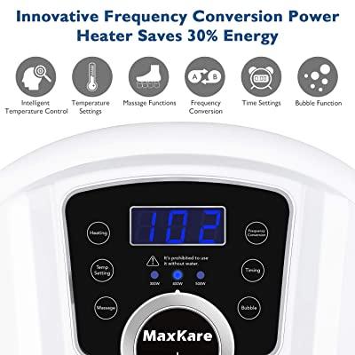 Load image into Gallery viewer, Foot Spa Bath Massager 3-Speed Frequency Conversion Heat - Bubbles - Massage, 4 Motorized Massage Rollers, Adjustable Time & Temprature 6 in 1 Pedicure Soaking Feet Basin, Soothe and Comfort Feet - NAIPO