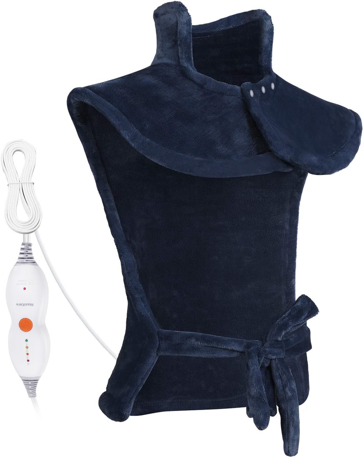 Load image into Gallery viewer, Large Heating Pad for Back and Shoulder, 24"x33" Heat Wrap with Fast-Heating and 4 Heat Settings, 2 Hours Auto Shut Off Available ,Machine Washable - NAIPO