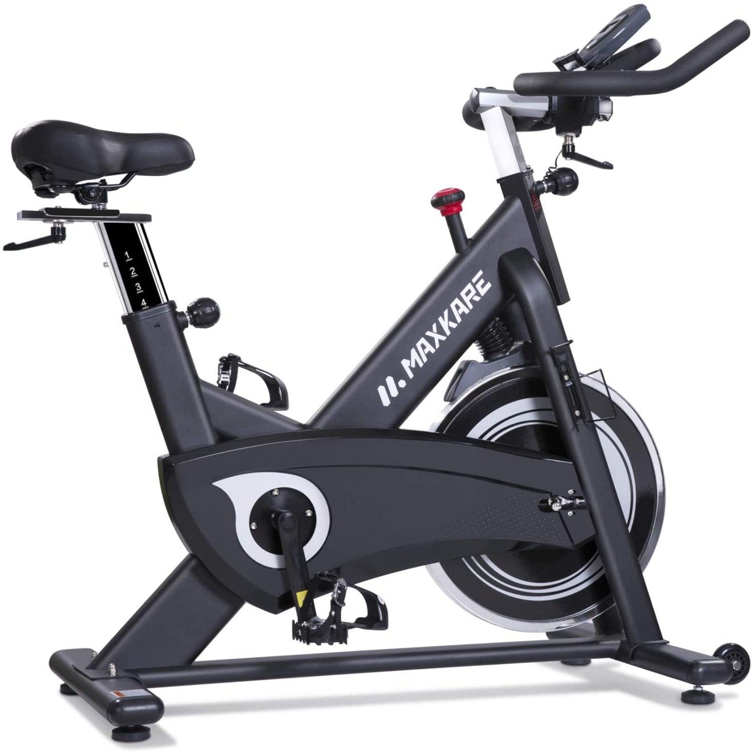 Load image into Gallery viewer, MaxKare Magnetic Exercise Bikes Stationary Belt Drive Indoor Cycling Bike with High Weight Capacity Adjustable Magnetic Resistance w/LCD Monitor - NAIPO