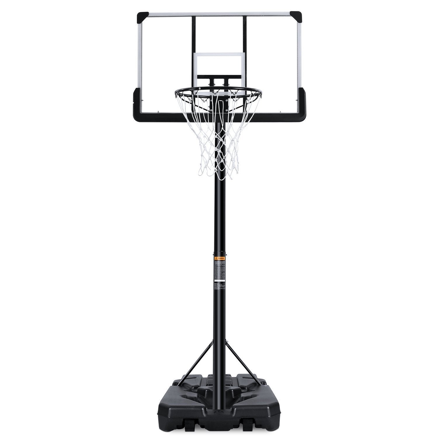 Load image into Gallery viewer, MaxKare Portable Basketball Hoop & Goal Basketball System Basketball Equipment Height Adjustable 7ft Gin-10ft with 44 Inch Backboard and Wheels for Youth Kids Indoor Outdoor - NAIPO
