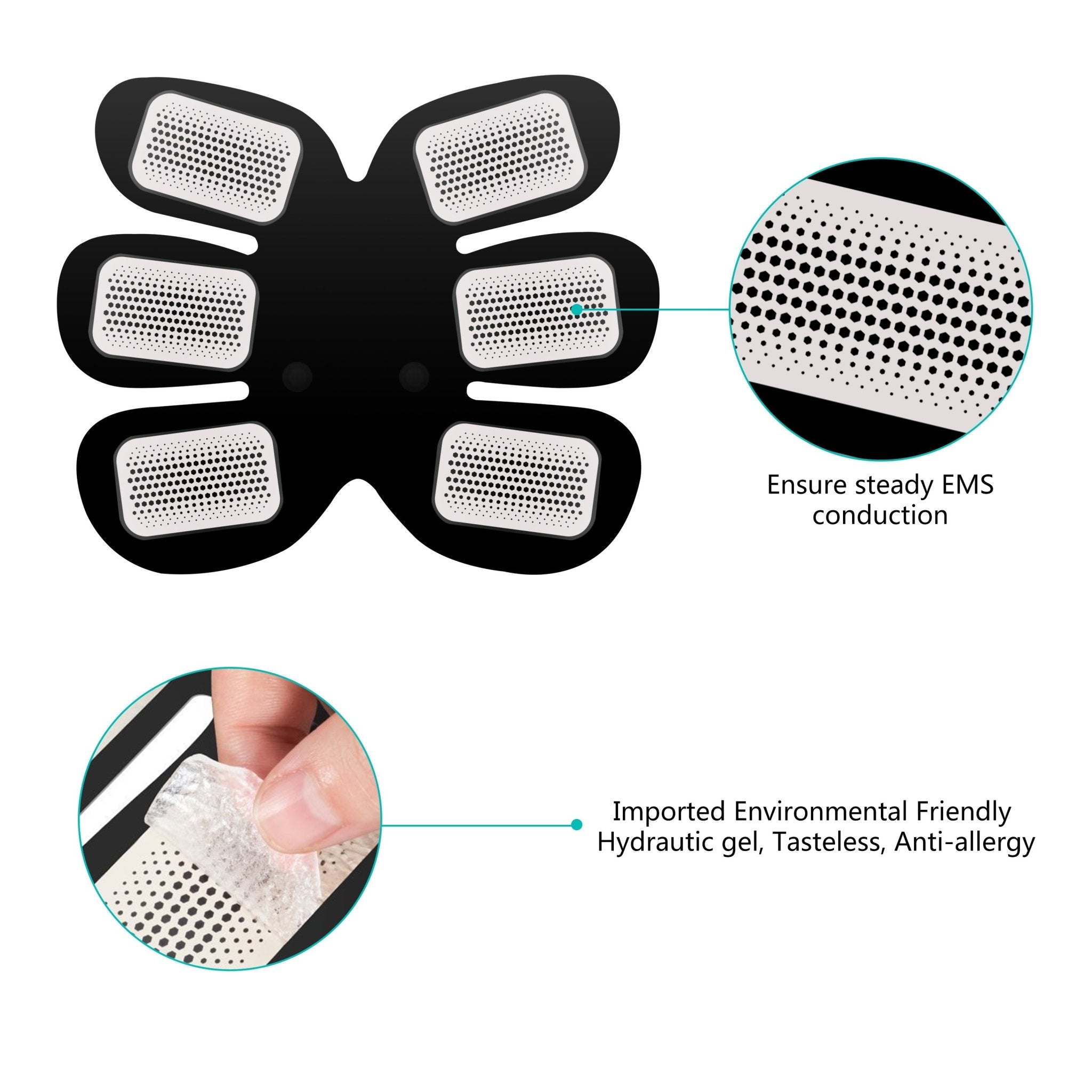 Load image into Gallery viewer, Naipo abs Stimulator Muscle Toner EMS Abdomen Muscle Trainer - NAIPO
