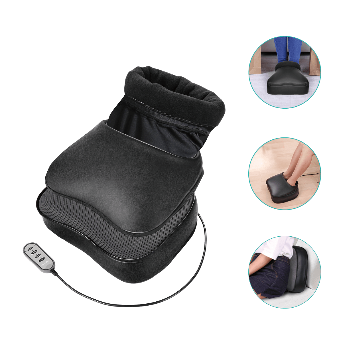 Load image into Gallery viewer, Naipo Foot & Back Massager with Heat Shiatsu Back Massager Deep Kneading and Vibrating - NAIPO