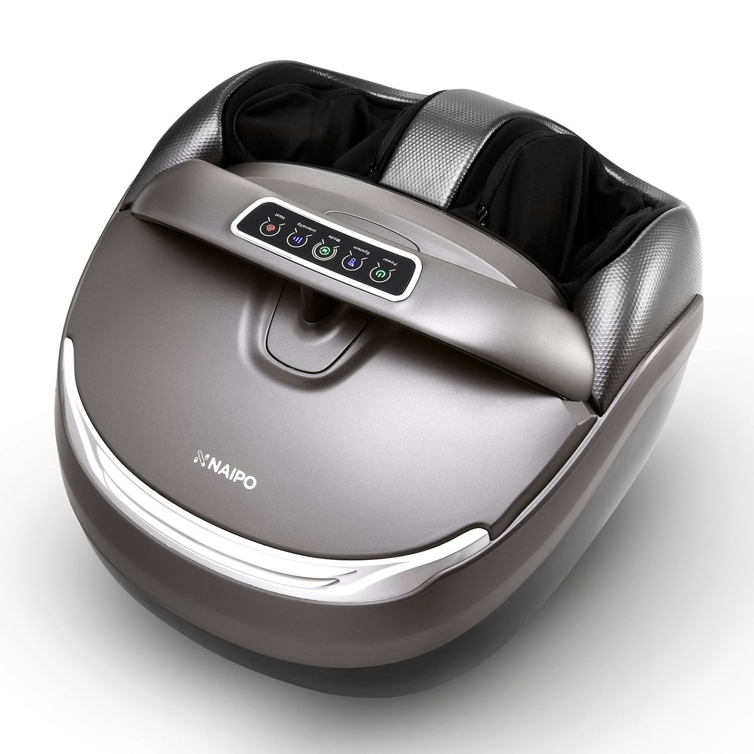 Load image into Gallery viewer, Naipo Foot Massager Shiatsu Foot Massage Machine Luxury Feet Massager Deep Kneading Massage with Tapping, Rolling, Air Compression, Heat and Adjustable Intensity Scraping for Plantar Fasciitis - NAIPO