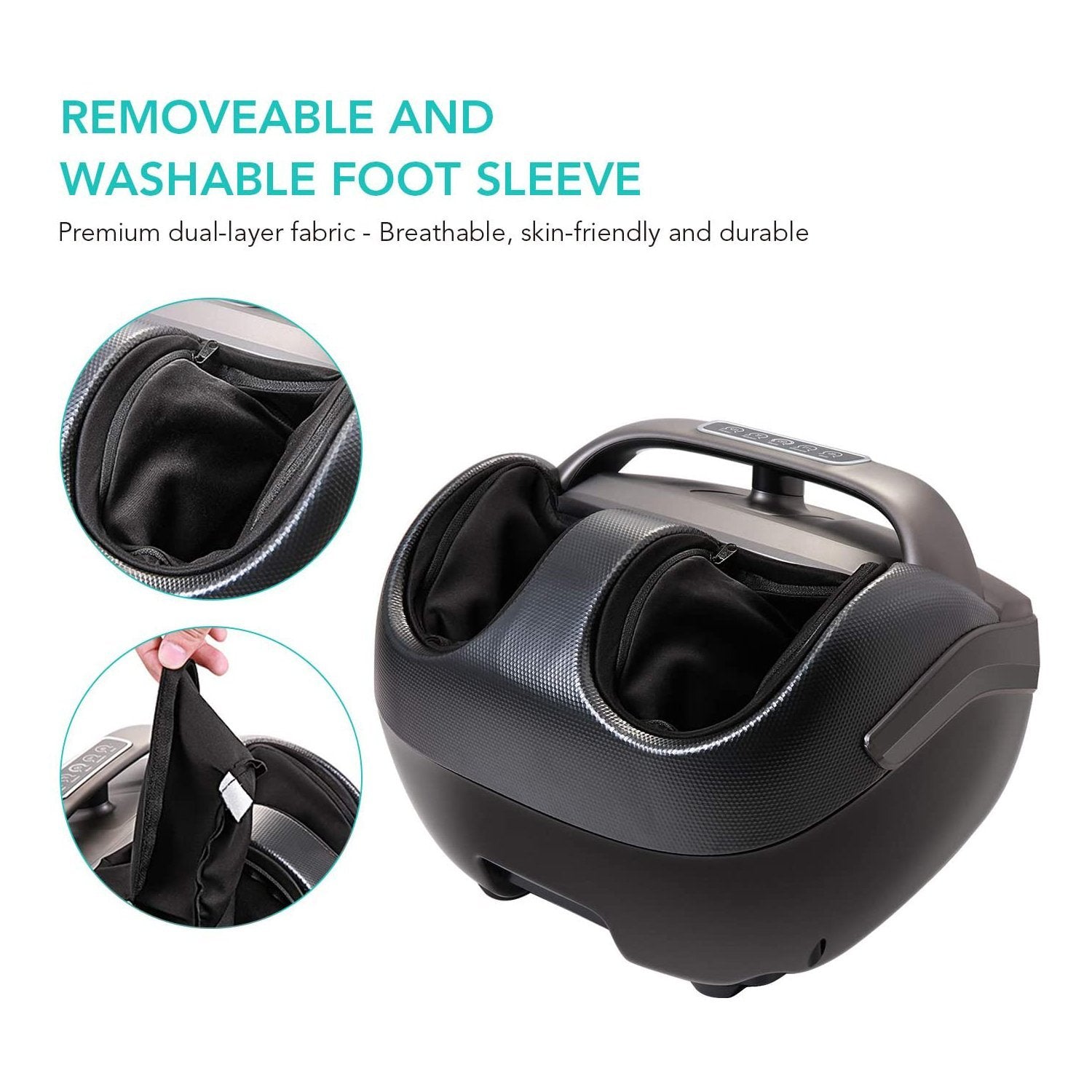 Load image into Gallery viewer, Naipo Foot Massager Shiatsu Foot Massage Machine Luxury Feet Massager Deep Kneading Massage with Tapping, Rolling, Air Compression, Heat and Adjustable Intensity Scraping for Plantar Fasciitis - NAIPO
