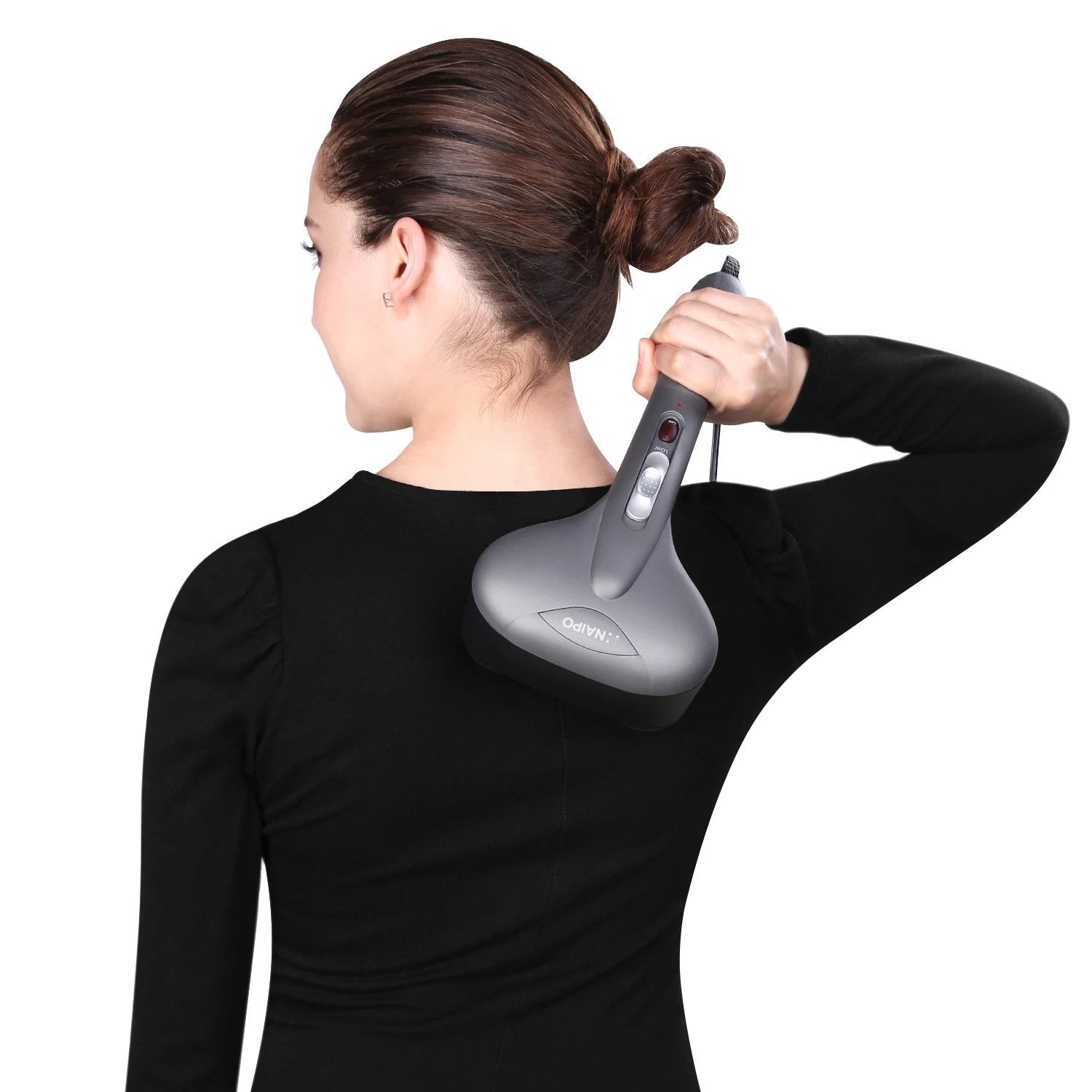 Load image into Gallery viewer, Naipo Handheld Dual-node Percussion Massager with Replaceable Attachments - NAIPO