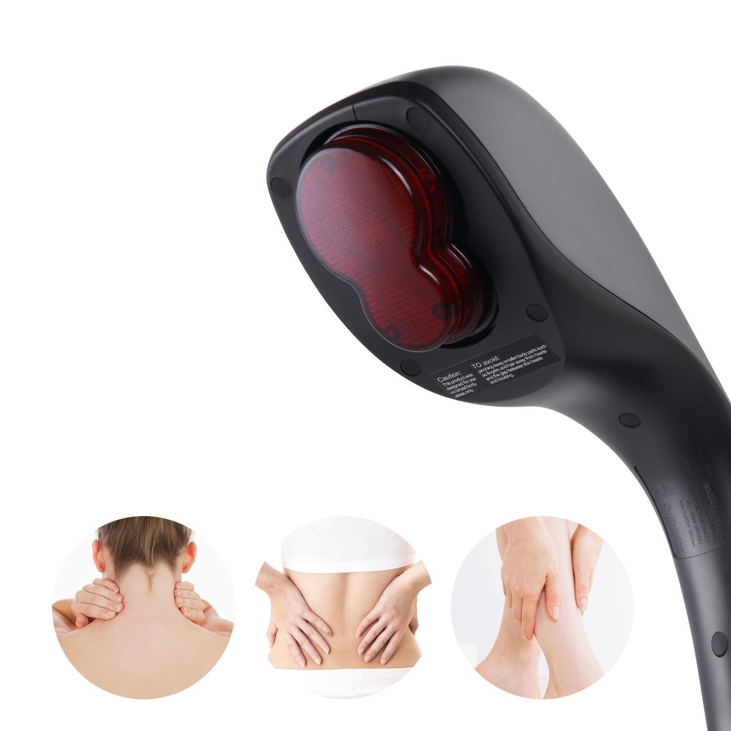 Load image into Gallery viewer, Naipo Handheld Massager with Heat and Replaceable Nodes - NAIPO