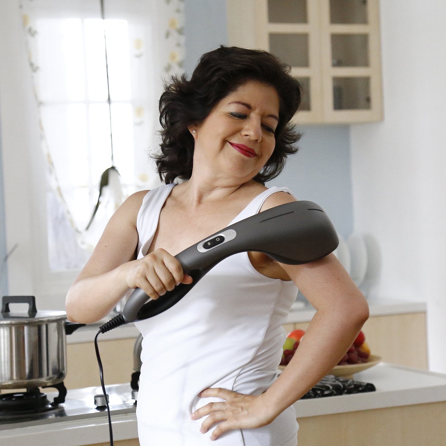 Load image into Gallery viewer, Naipo Handheld Massager with Heat and Replaceable Nodes - NAIPO