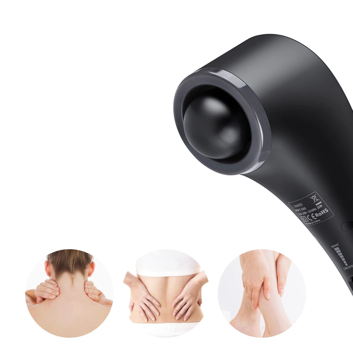 Load image into Gallery viewer, Naipo Handheld Percussion Massager with Heating - NAIPO