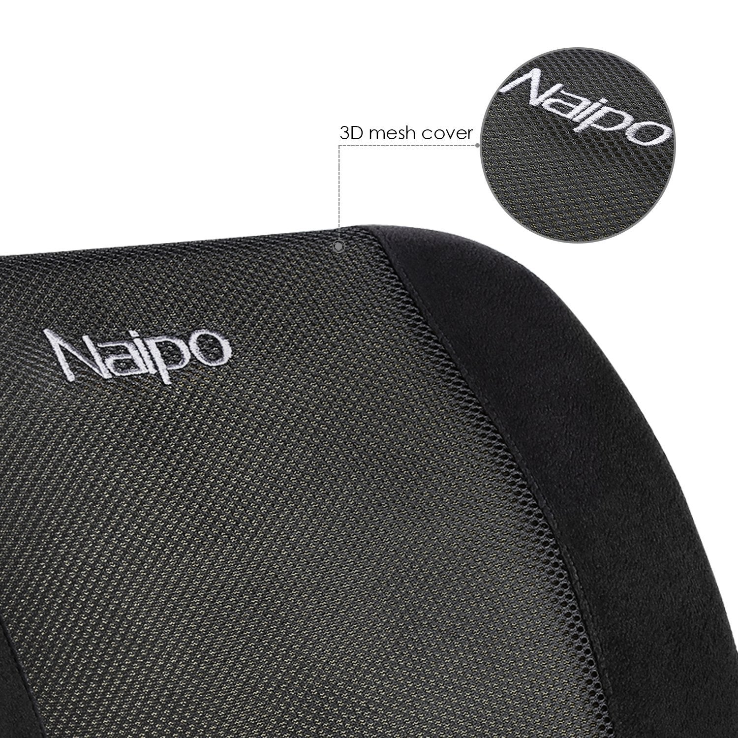 Load image into Gallery viewer, Naipo Memory Foam Lumbar Support Cushion - NAIPO