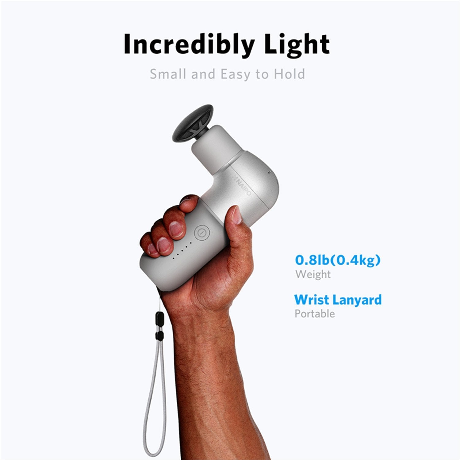 Load image into Gallery viewer, NAIPO Mini Massage Gun Deep Tissue Back Massager USB Charging Gift Idea for Women&Men - NAIPO