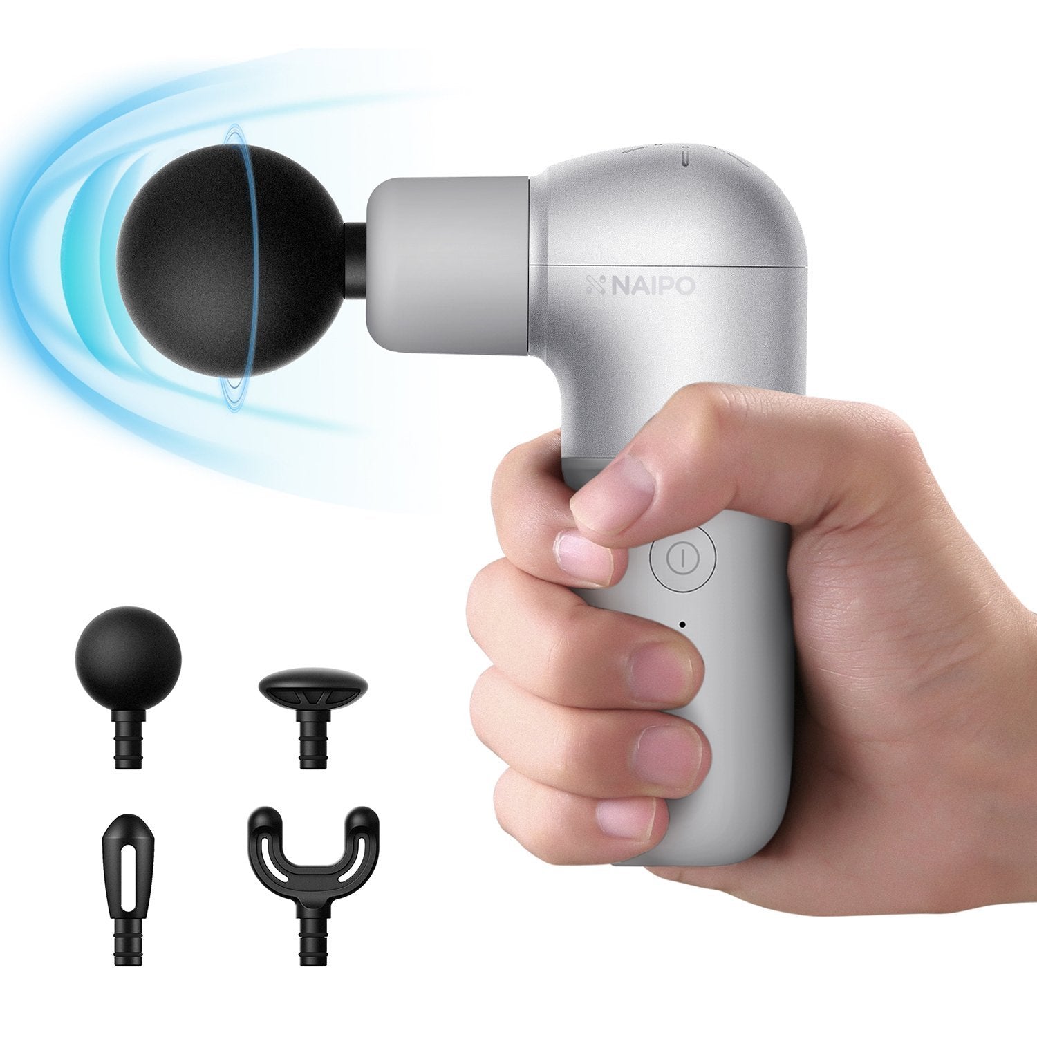 Load image into Gallery viewer, NAIPO Mini Massage Gun Deep Tissue Back Massager USB Charging Gift Idea for Women&Men - NAIPO