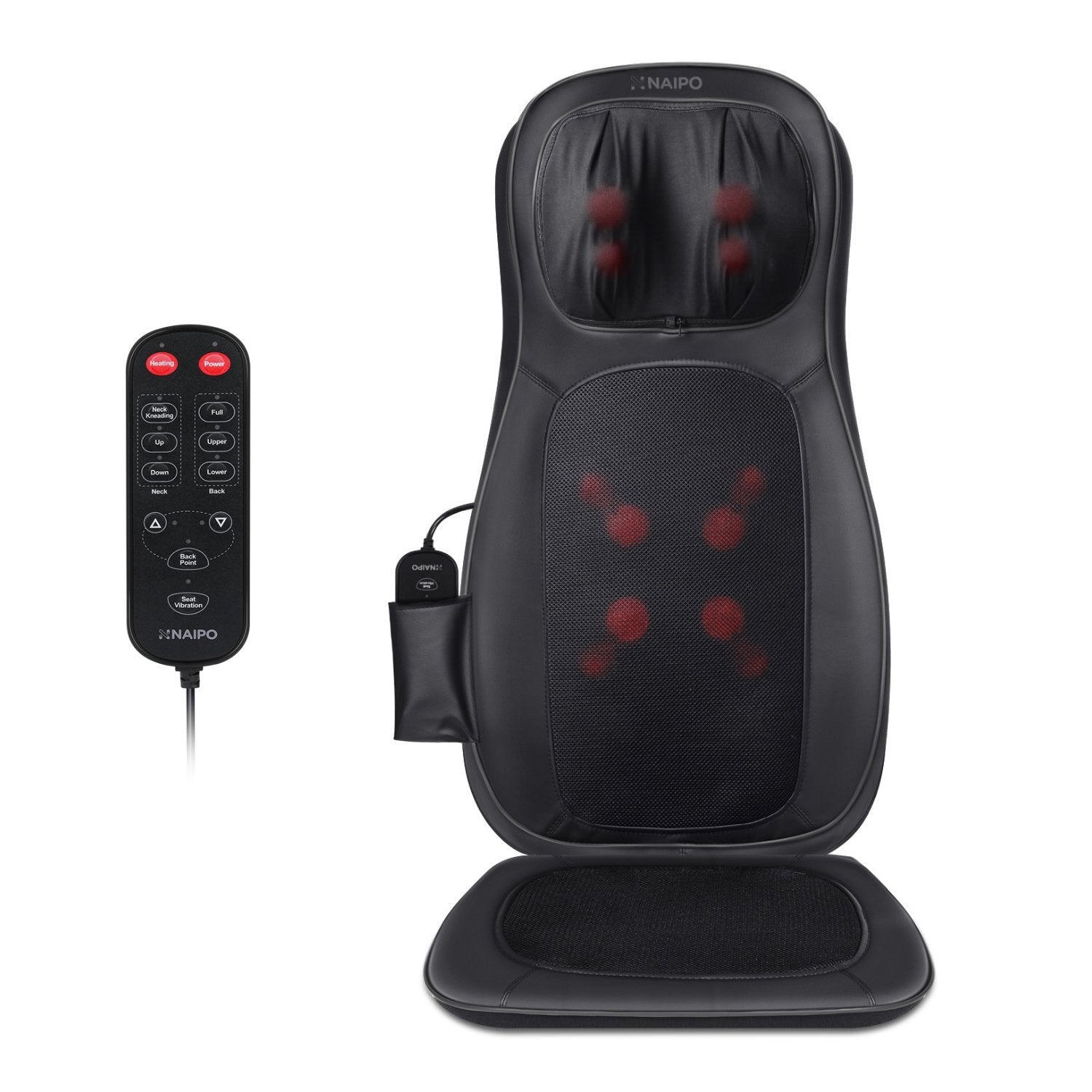Load image into Gallery viewer, Naipo Neck & Back Massager with Heat and Vibration - NAIPO