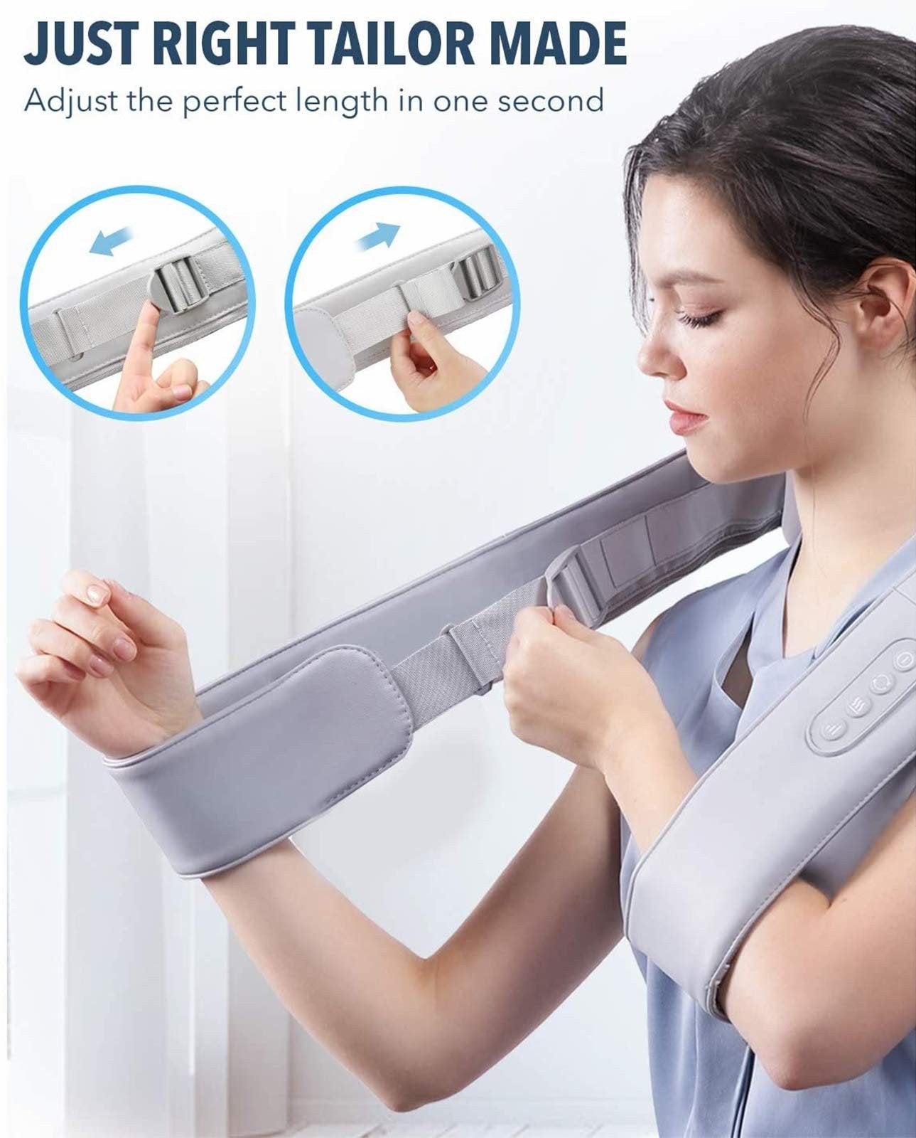 Load image into Gallery viewer, NAIPO oCuddle™ Shoulder Massager with Adjustable Heat and Straps - NAIPO