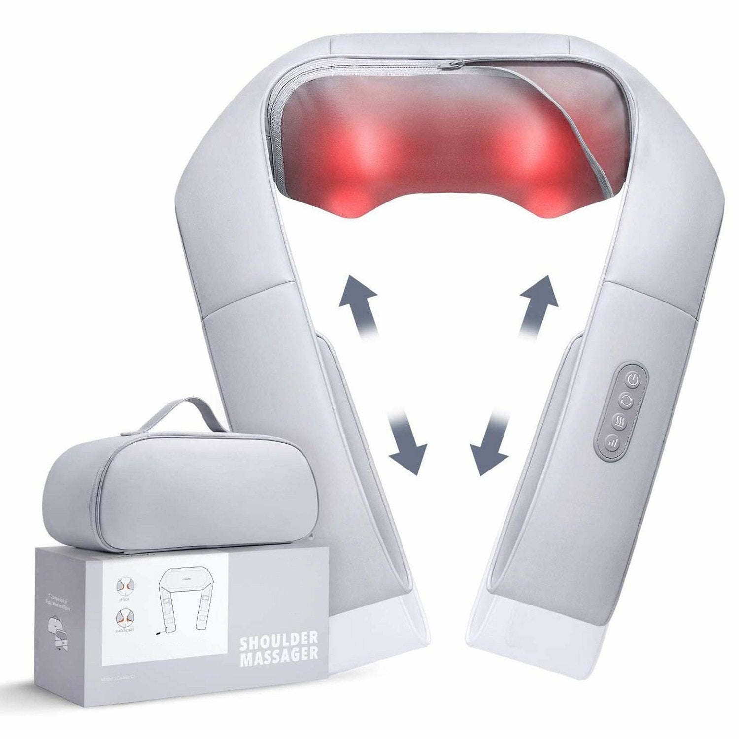 Load image into Gallery viewer, NAIPO oCuddle™ Shoulder Massager with Adjustable Heat and Straps - NAIPO