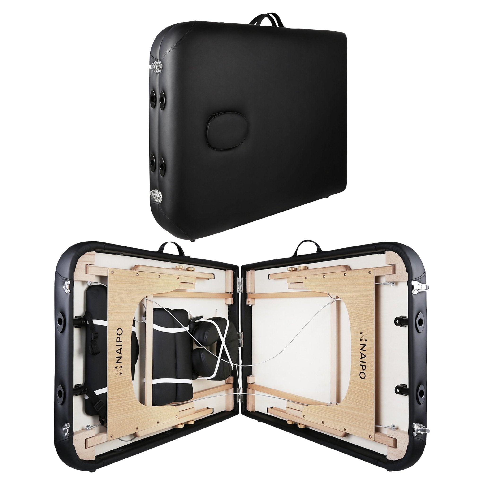 Load image into Gallery viewer, Naipo Portable Massage Table with Wooden Feet - NAIPO