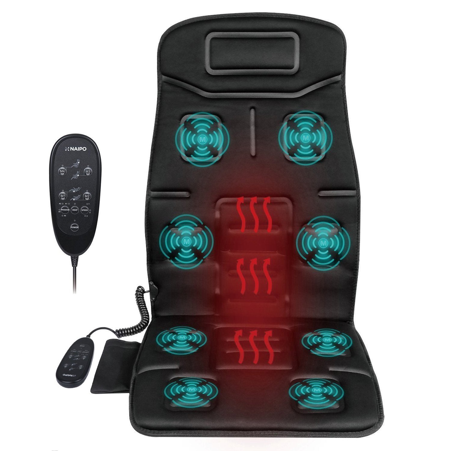 Load image into Gallery viewer, Naipo Portable Seat Cushion with Vibration and Heat - NAIPO