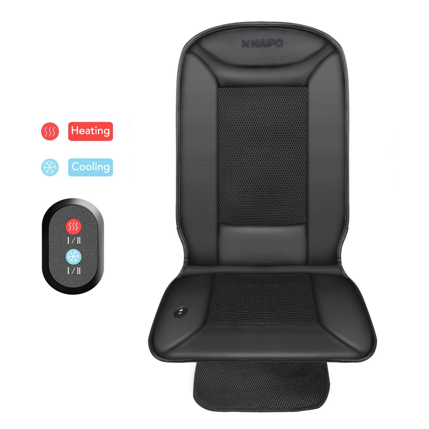 Load image into Gallery viewer, Naipo Seat Cushion with Comfy Heat and Wind - NAIPO