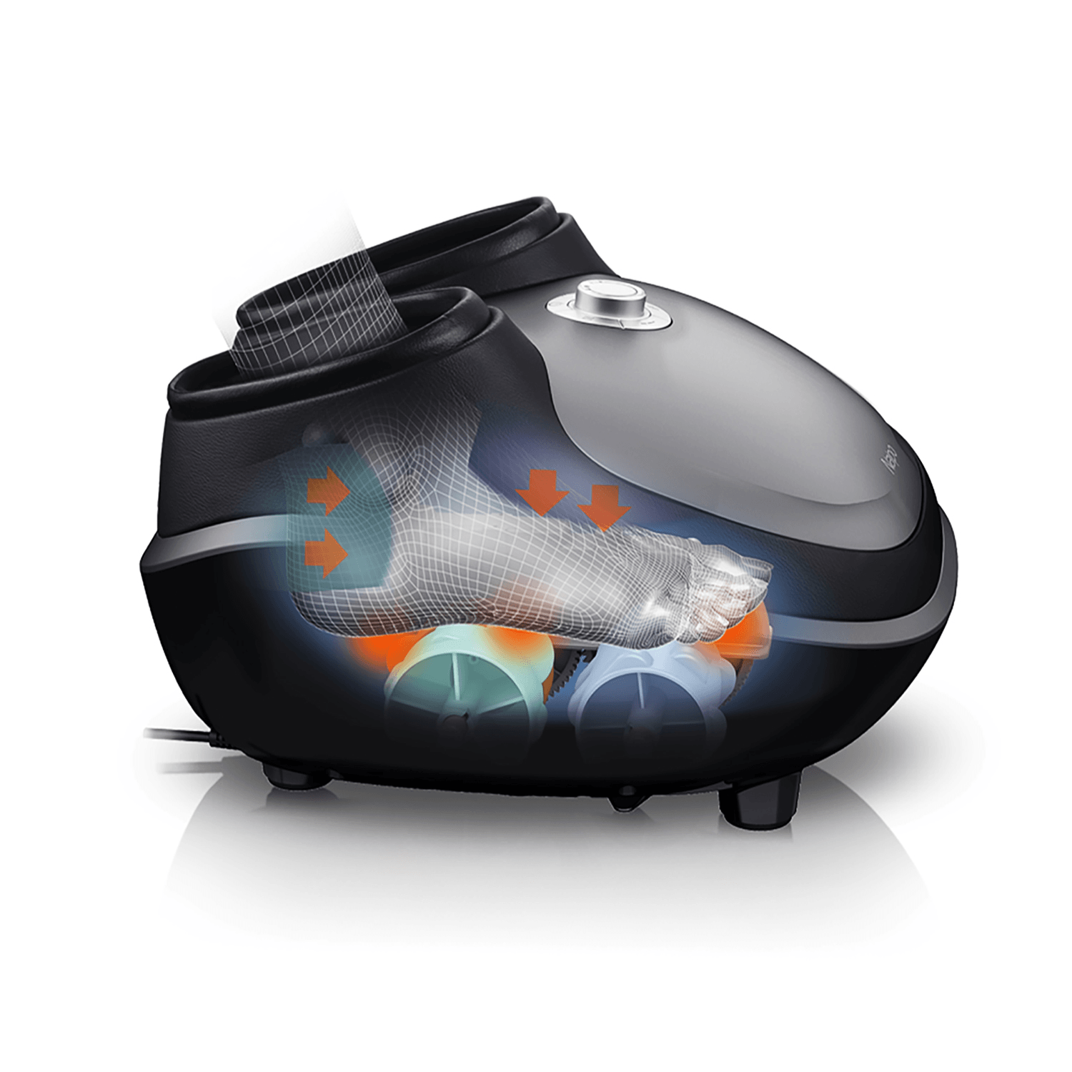Load image into Gallery viewer, Naipo Shiatsu Foot Massager with Heat Tapping Rolling and Air Compression for Foot Massage - NAIPO