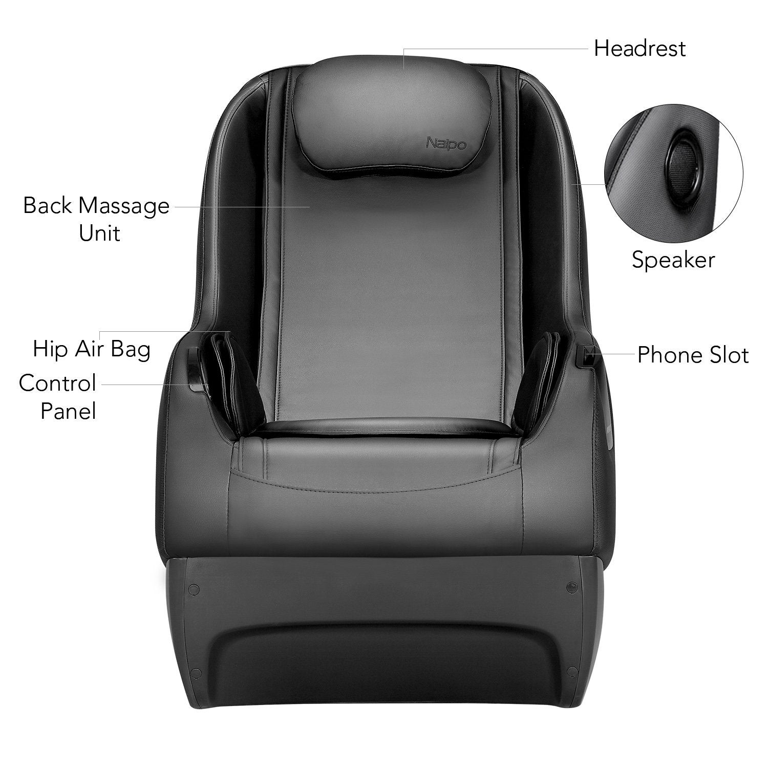 Load image into Gallery viewer, Naipo Shiatsu Massage Chair Full Body Massager - NAIPO
