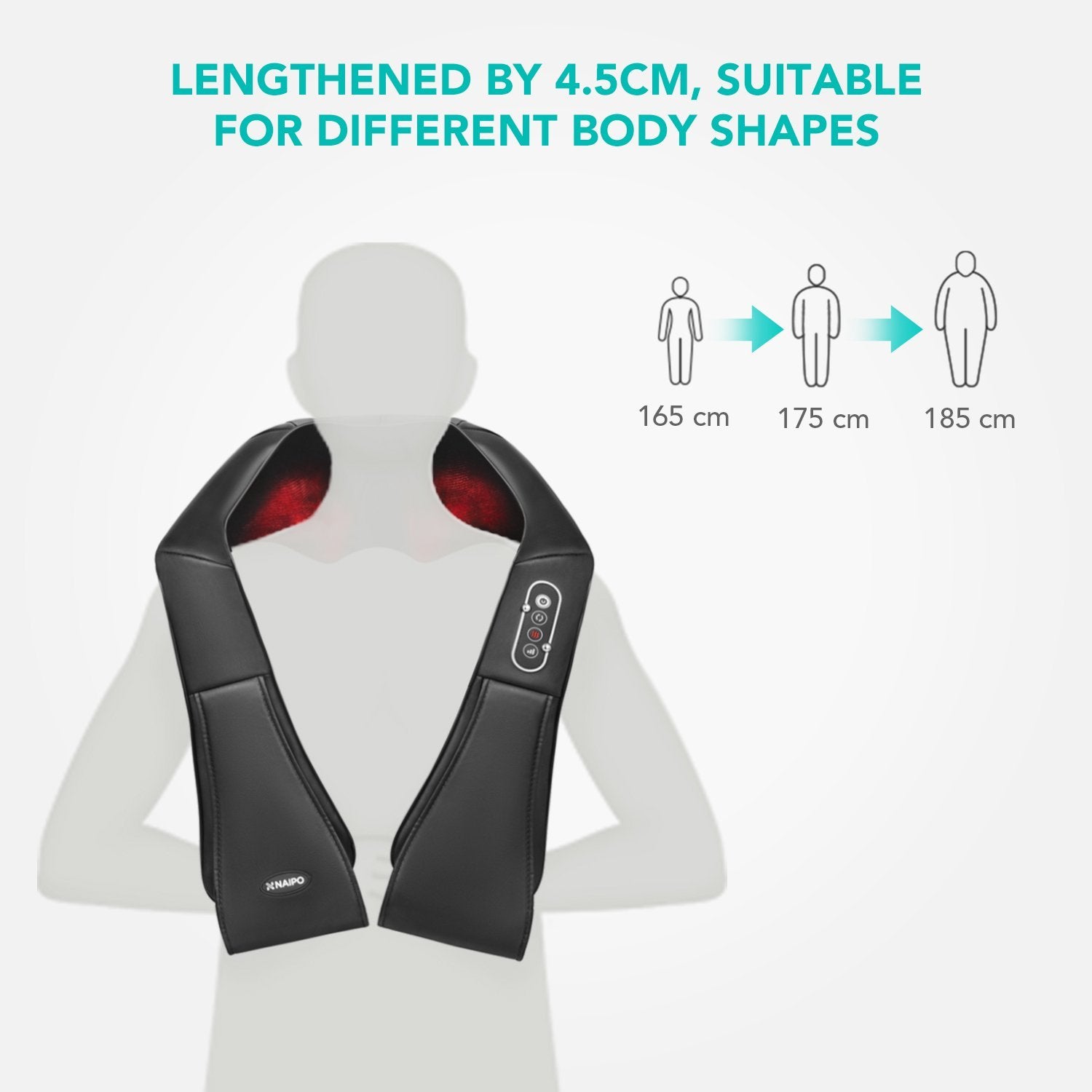 Load image into Gallery viewer, Naipo Shoulder & Neck Massager with Shiatsu Kneading Massage and Heat - NAIPO