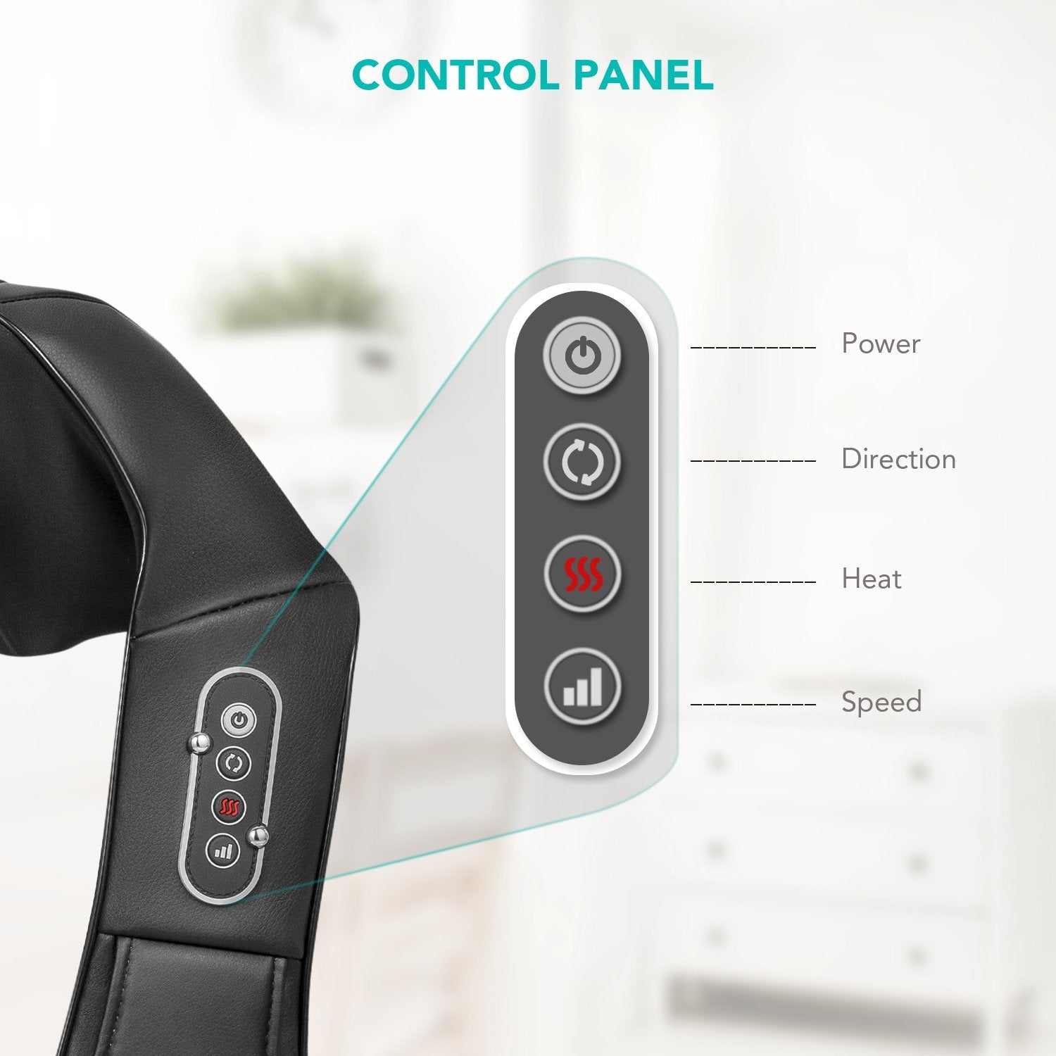 Load image into Gallery viewer, Naipo Shoulder & Neck Massager with Shiatsu Kneading Massage and Heat - NAIPO
